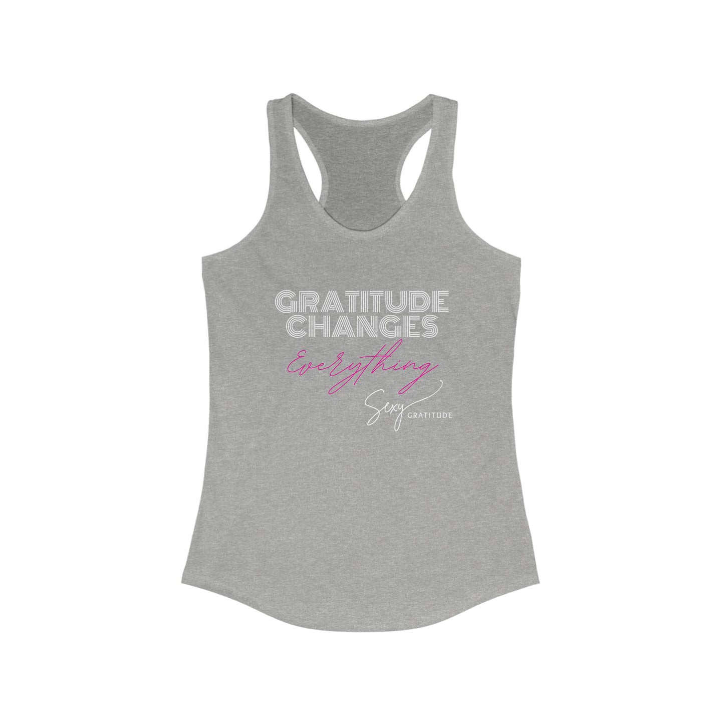 Women's Gratitude Changes Everything Tank Top