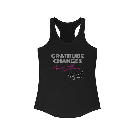 Women's Gratitude Changes Everything Tank Top