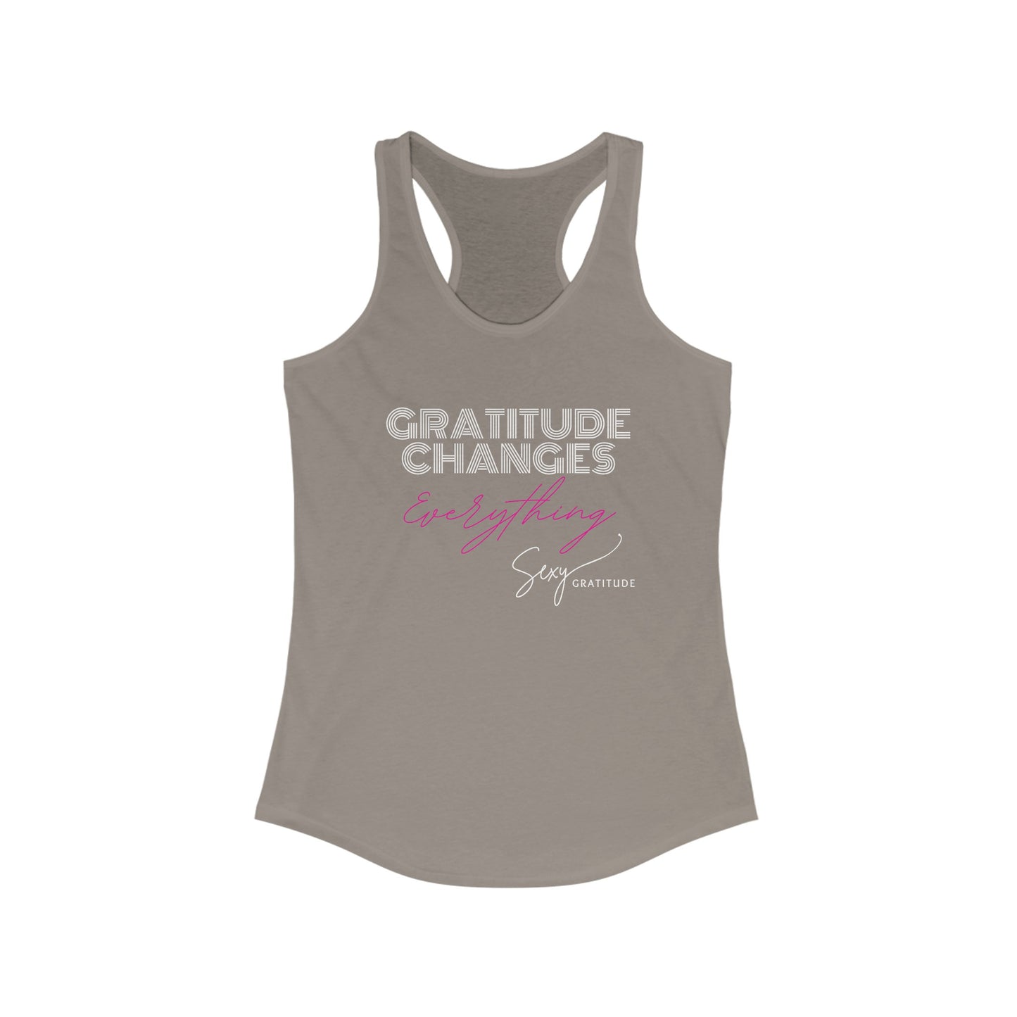 Women's Gratitude Changes Everything Tank Top