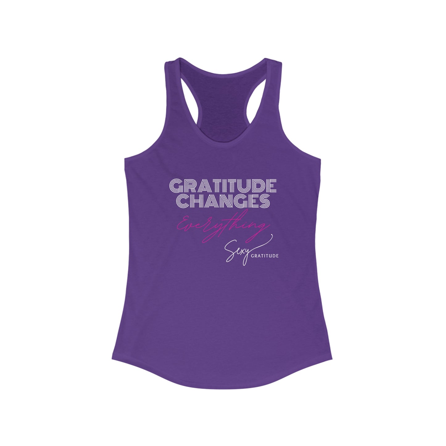 Women's Gratitude Changes Everything Tank Top