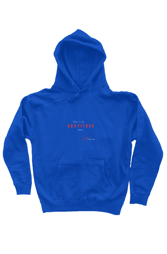 Sexy Is As Gratitude Does Hoodie - Royal Blue