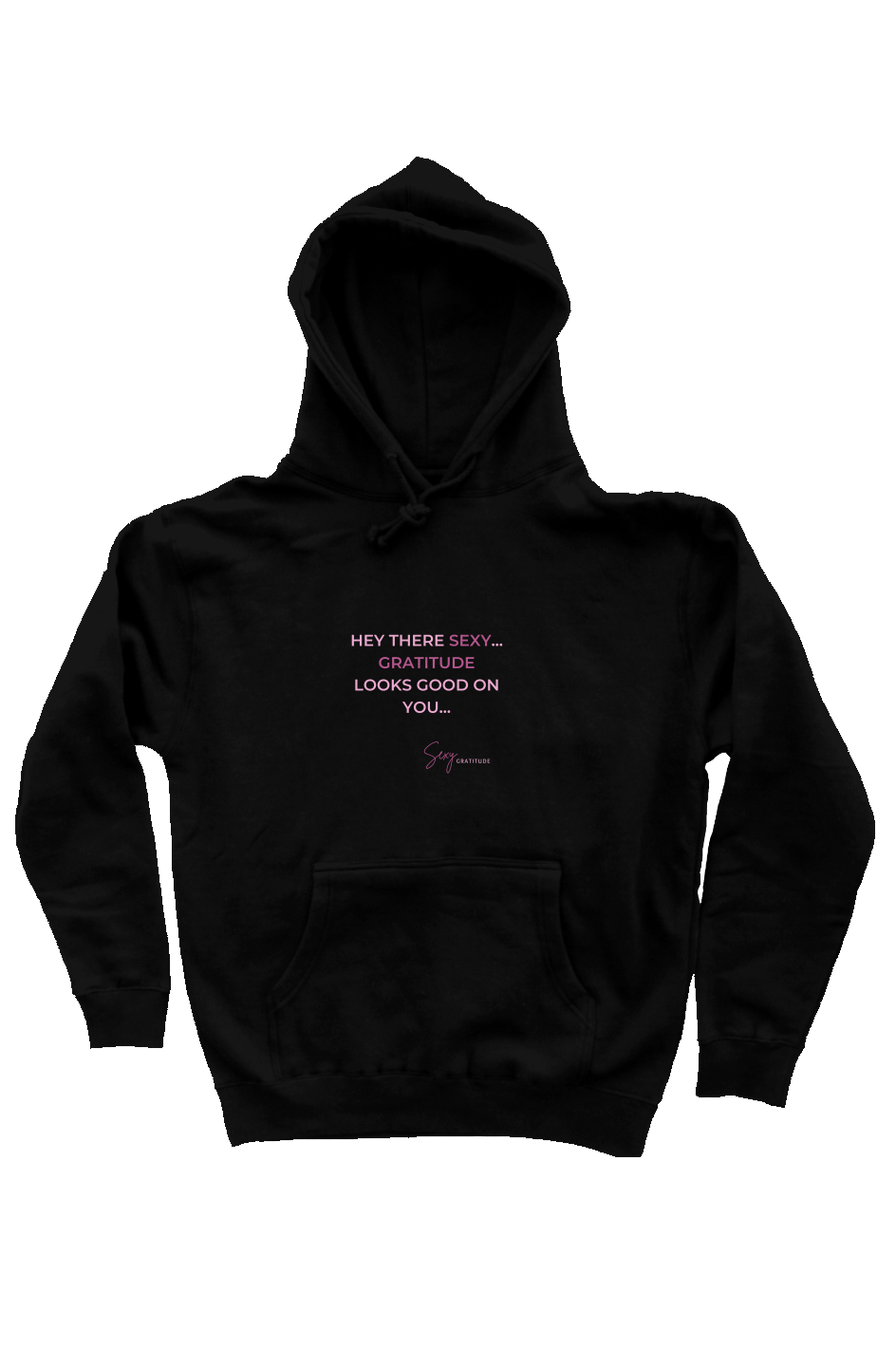 Gratitude Looks Good On You Hoodie Black