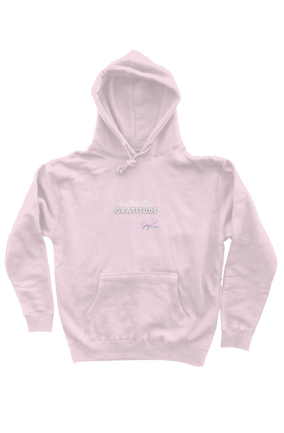 sexy af hoodie light pink