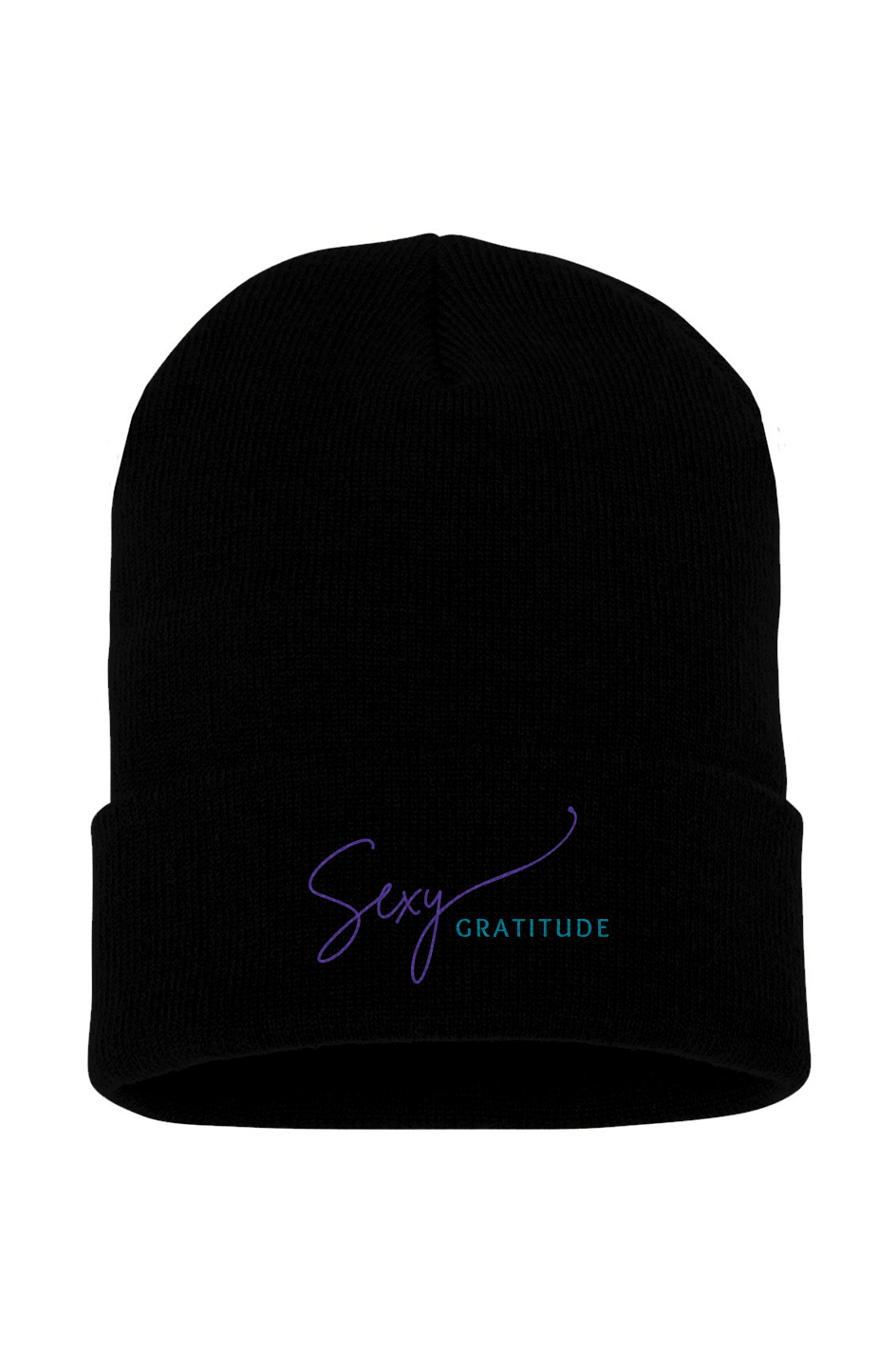 Sexy Gratitude Cuffed Beanie