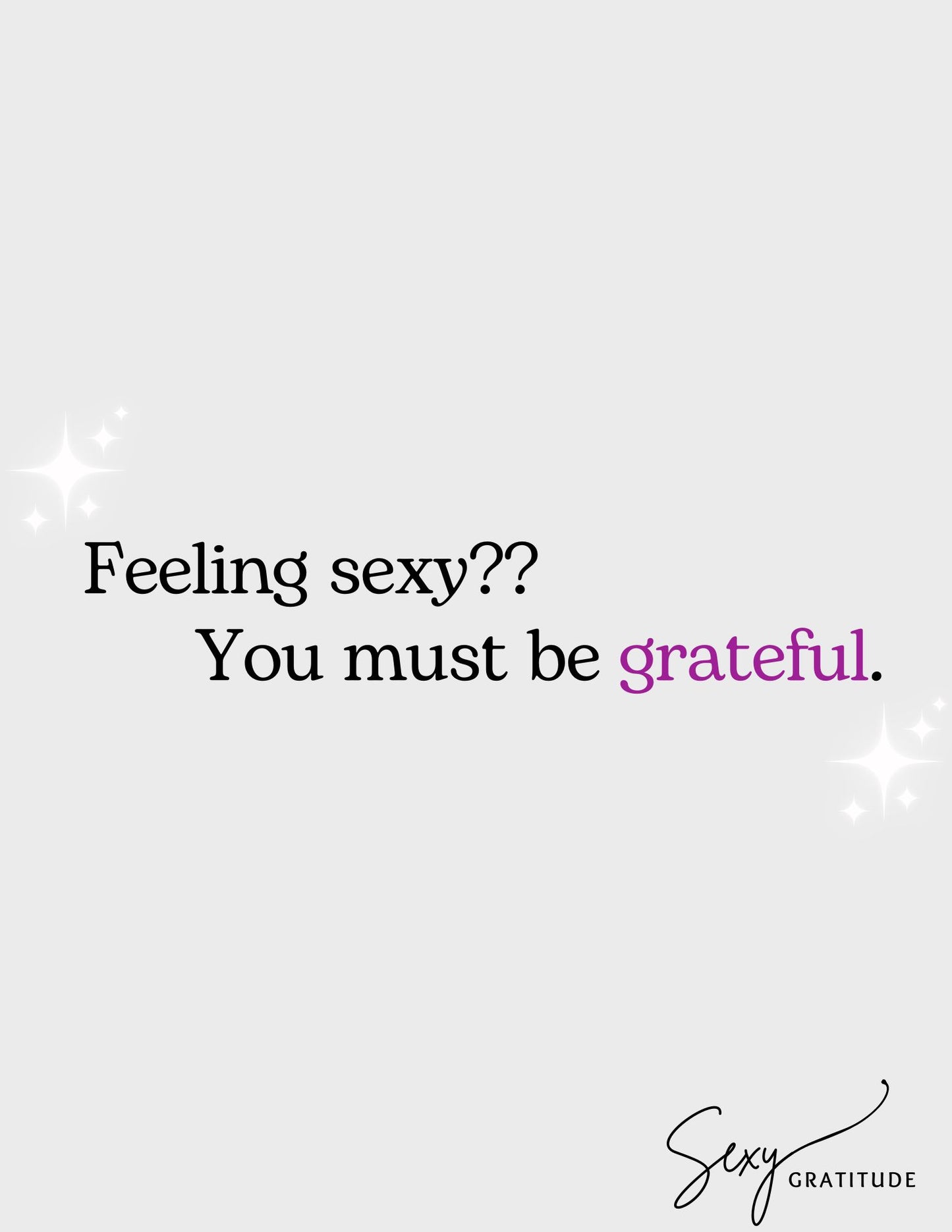 Sexy Gratitude: One a Day Journal